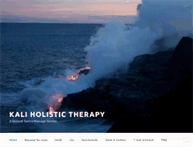 Tablet Screenshot of kaliholistictherapy.com